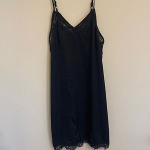Xhilaration black tank dress with lace